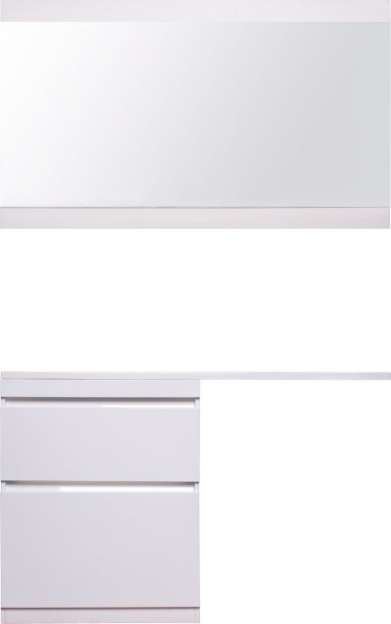 Мебель для ванной Style Line Даллас 130 Люкс Plus напольная, белая - 0