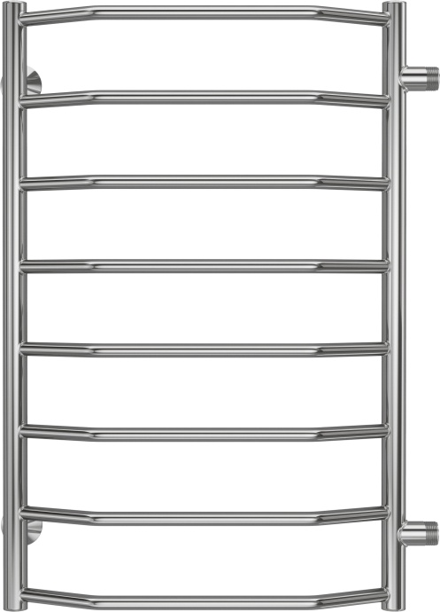 Водяной полотенцесушитель Terminus Виктория П8 500x800 Хром боковое подключение 4670078530127 - 0