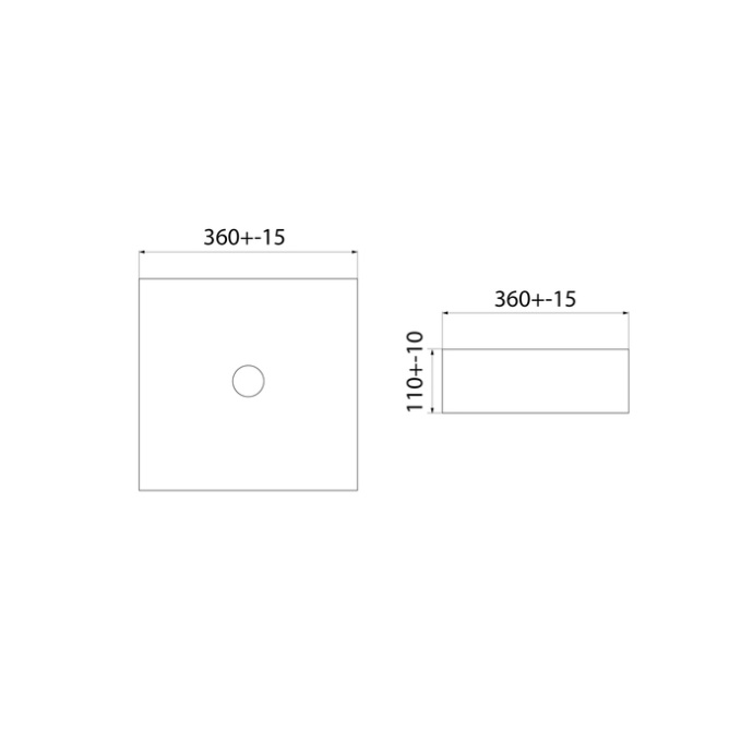 Умывальник накладной SLIWS01i27 - 5