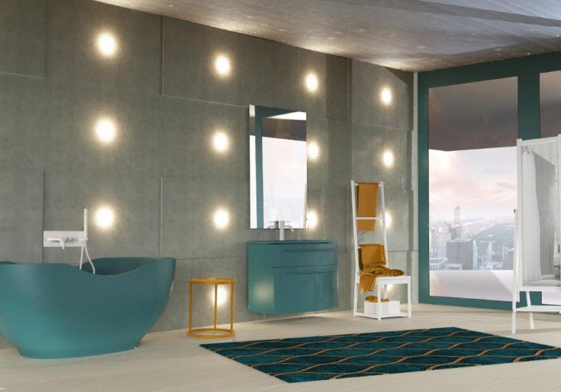 Смеситель Paffoni Light LIG001BO с ВНУТРЕННЕЙ ЧАСТЬЮ, для ванны с душем, белый - 1