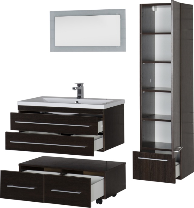 Тумба для комплекта Aquanet Нота 90 венге 00171493 - 25