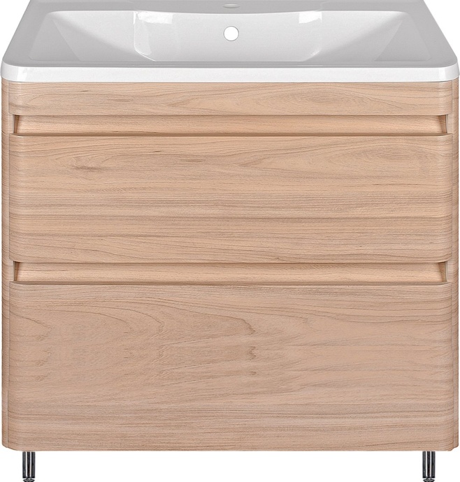 Тумба для комплекта Style Line Атлантика 80 Люкс Plus, напольная, ясень перламутр ЛС-00000688 - 0