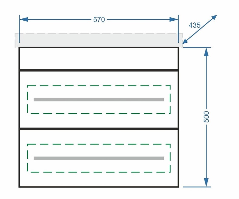Тумба под раковину Stella Polar Ванесса Сомо 60 белый SP-00000235 - 3