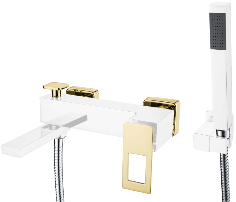 Смеситель Boheme Q 143-CRG для ванны с душем - 0