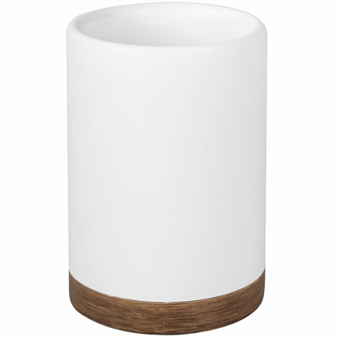 Стакан для зубных щеток WasserKRAFT Mindel белый матовый K-8828 - 0