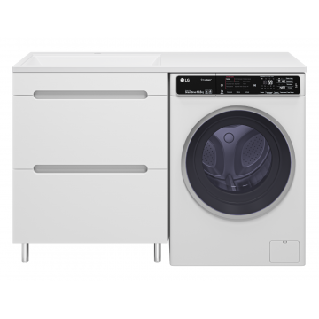 Тумба под стиральную машину Misty Байкал 70 белая глянцевая Э-Бай06070-022Я - 0