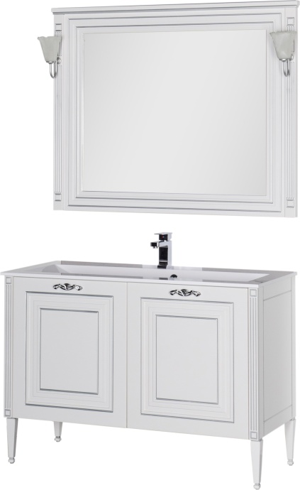 Мебель для ванной Aquanet Паола 120 белая - 4