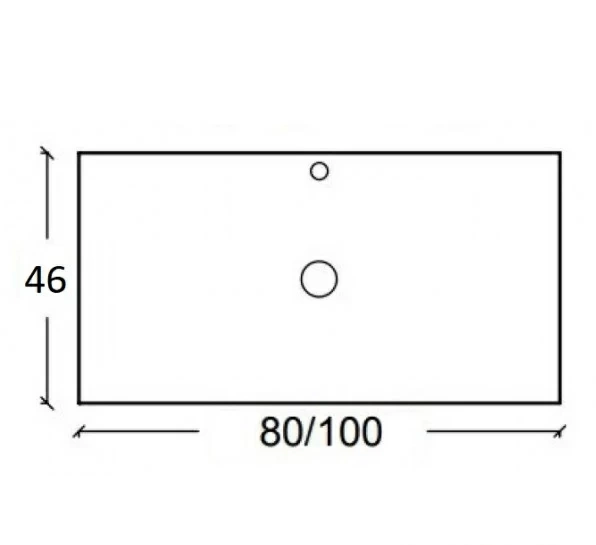 Столешница под раковину Armadi Art NeoArt 100 белый 851-100-46 - 4