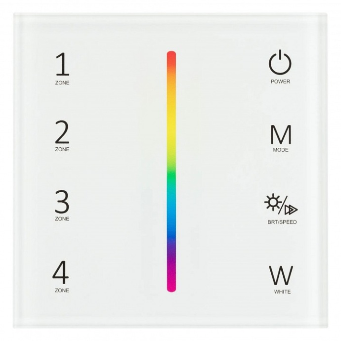 Панель-регулятора цвета RGBW  сенсорный встраиваемый Arlight SMART 028140 - 2