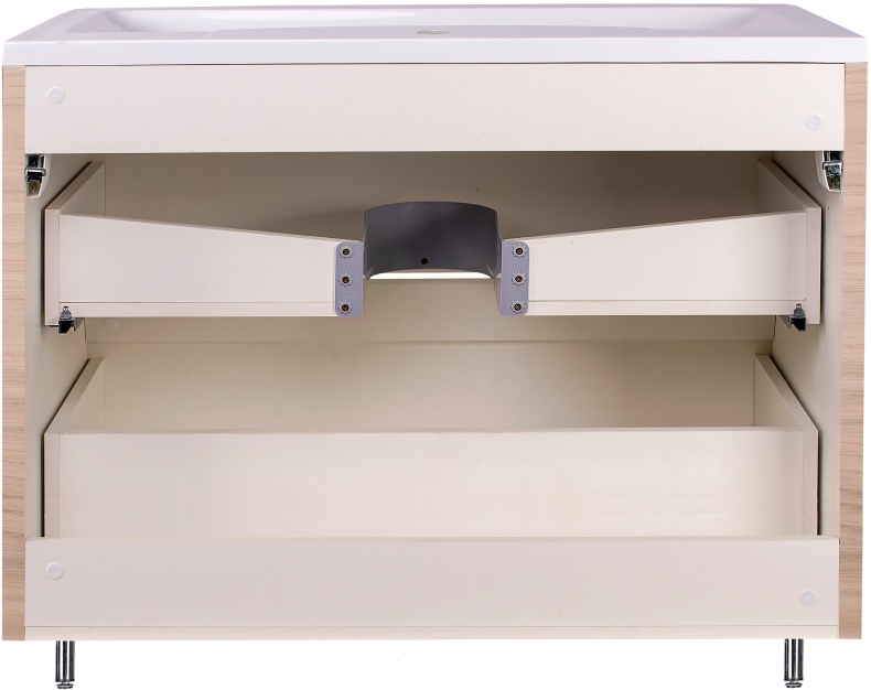 Тумба для комплекта Style Line Атлантика 90 Люкс Plus, напольная, ясень перламутр СС-00002218 - 6