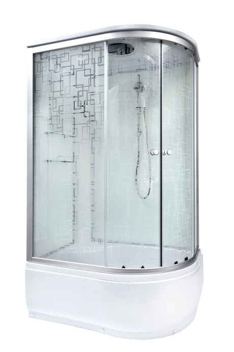 Душевая кабина DETO EM4511L с высоким поддоном, с сиденьем - 2