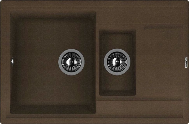 Мойка кухонная Florentina Липси 780К коричневый 20.250.D0780.105 - 0
