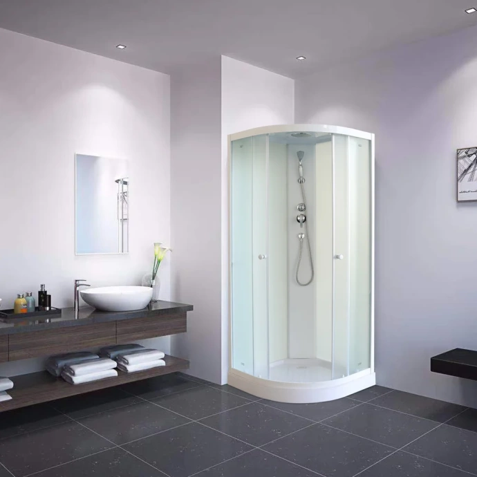 Душевая кабина Parly Classic 90х90 белая стекло матовое EB931 - 1