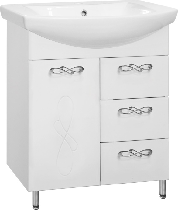 Мебель для ванной Style Line Венеция 65 белая - 7