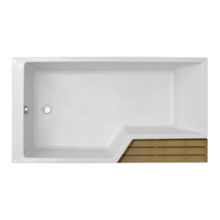 Акриловая ванна Jacob Delafon Bain Douche neo E6D002L-00 L 170x90 - 4