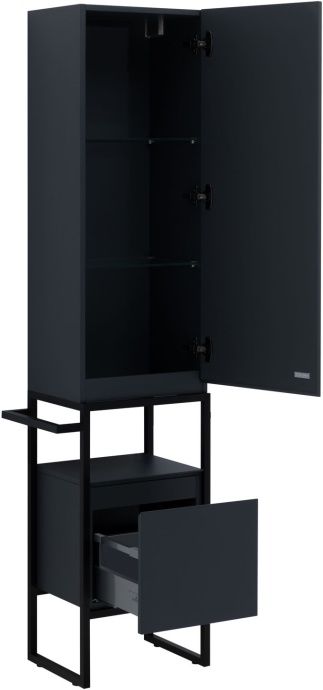 Шкаф пенал Allen Brau Priority 40 R черный матовый  1.31005.AM - 4