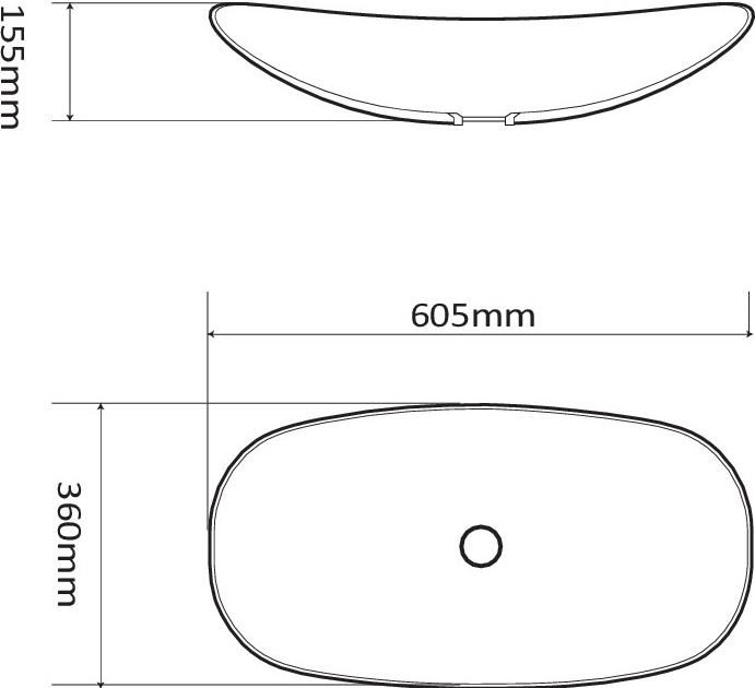 Раковина SantiLine SL-1025 - 1