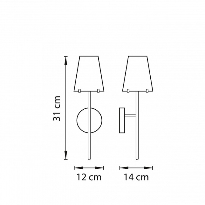 Бра Lightstar Diafano 758614 - 3