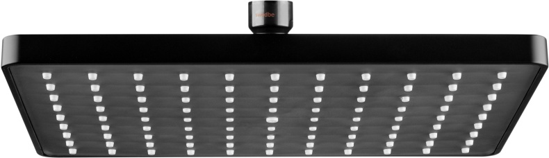 Верхний душ Swedbe Hermes черный матовый  5121B - 0
