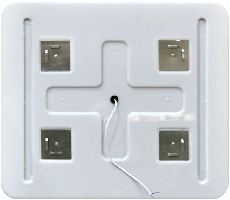 Зеркало BelBagno SPC-CEZ-800-700-LED-BTN - 3