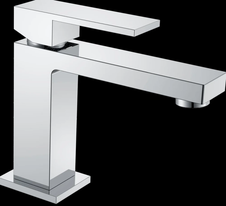 Смеситель для раковины Boheme Qubic хром глянцевый 471-CR - 0