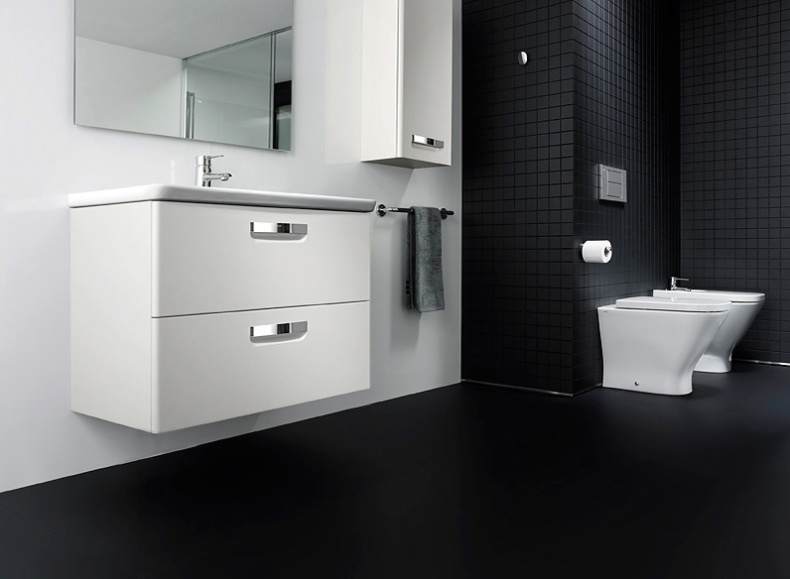 Тумба для комплекта Roca Gap 80 белый глянец ZRU9302877 - 1