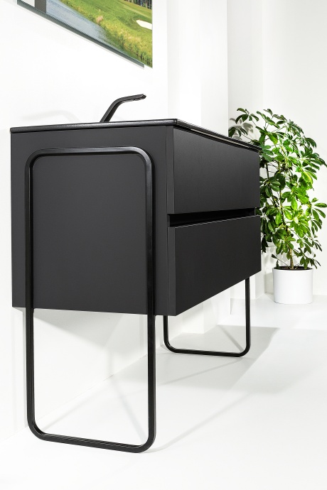 Тумба под раковину Armadi Art Vallessi 100 черный матовый 837-100-A mat - 1