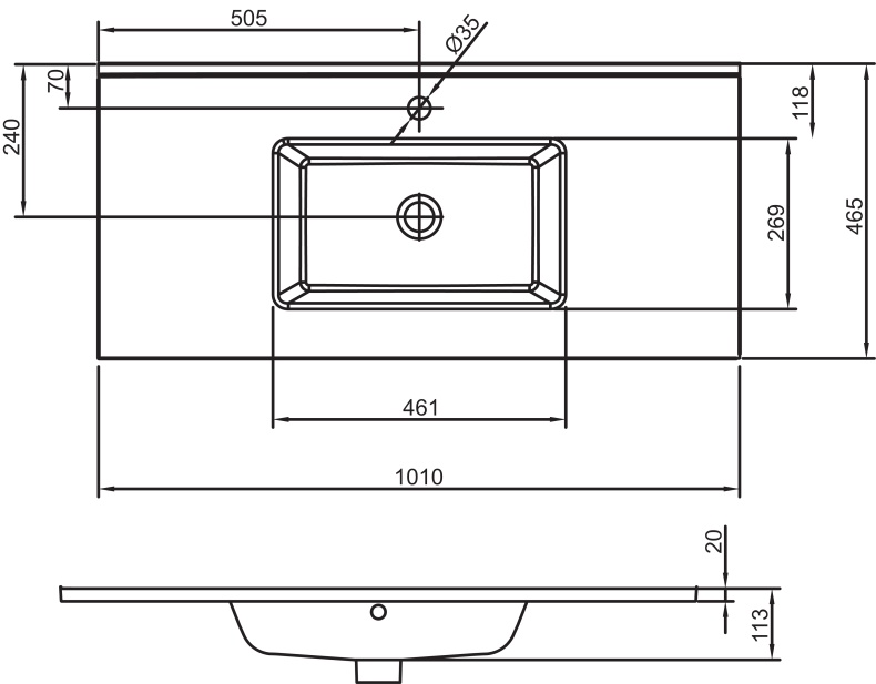 Мебель для ванной Jacob Delafon Ola 100 белый блестящий - 11