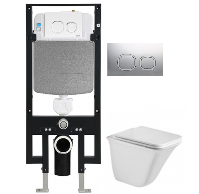 Комплект Weltwasser AMBERG 497 + ROTBACH 004 GL-WT + AMBERG RD-CR  10000006656 - 0