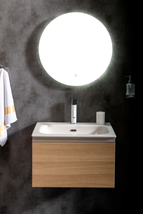 Тумба под раковину Armadi Art Vallessi 60 светлое дерево 837-060-L - 2