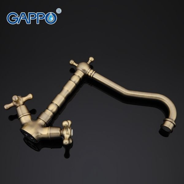 Смеситель для кухни Gappo бронзовый G4063-4 - 2