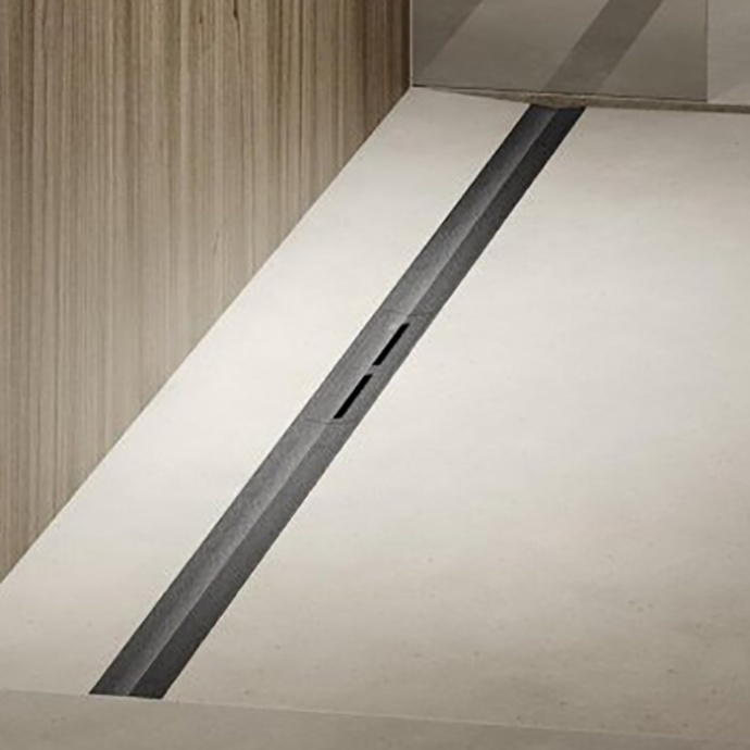 Профиль для душа TECEdrainprofile, 1200 мм, PVD Brushed stainless steel, black / сатин, черный 671221 - 0