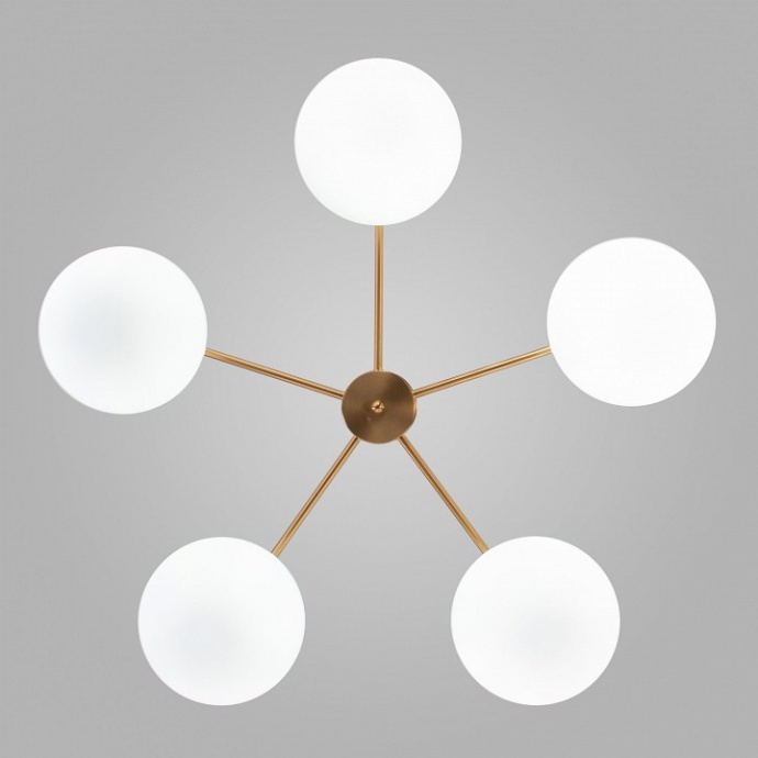 Люстра на штанге Eurosvet Like 30190/5 латунь - 2