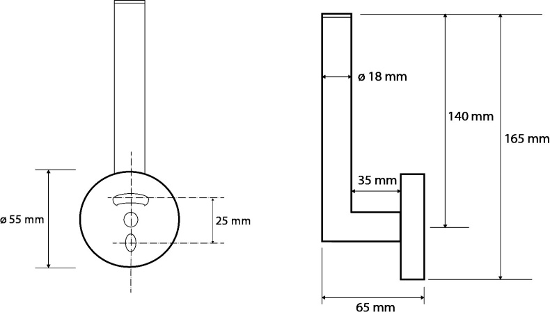 Держатель туалетной бумаги Bemeta Dark  104112030 - 2