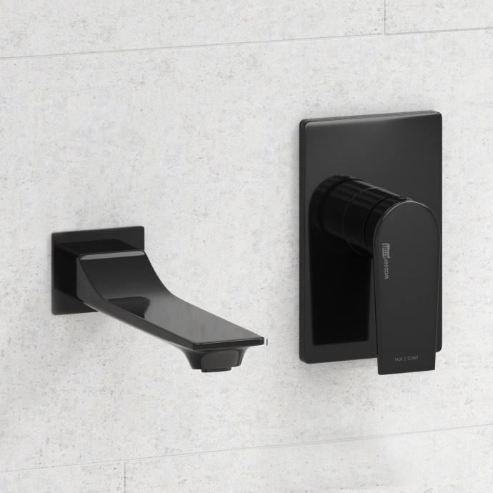 Смеситель для раковины Wasserkraft Glan черный A66553 - 1