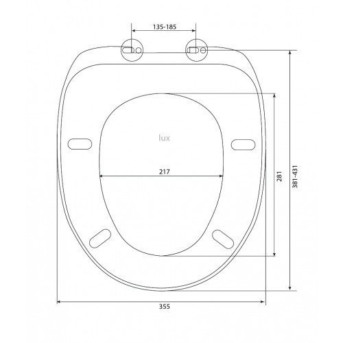 Сиденье для унитаза Berges   010601 - 1