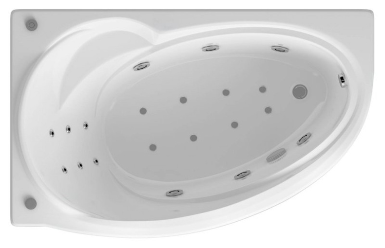 Акриловая ванна Aquatek Бетта 170x95 см (Бетта-170_SX) BET170-0000083 - 1