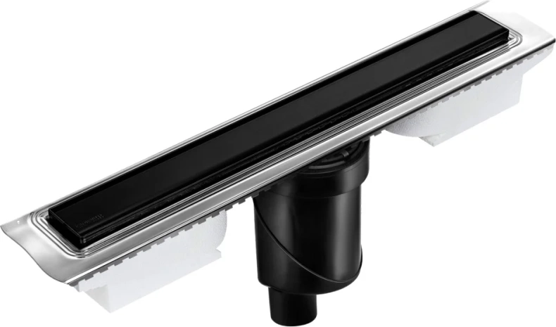 Душевой лоток Berges B1 Keramik 70 черный матовый 095018 - 0