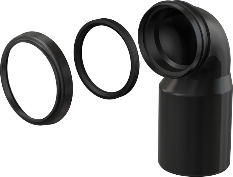 M906 Колено стока комплект 90/110 - 0