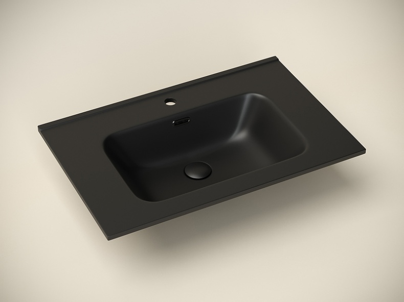 Накладная раковина Ceramica Nova Element 71х46 черная матовая CN7007MB - 1