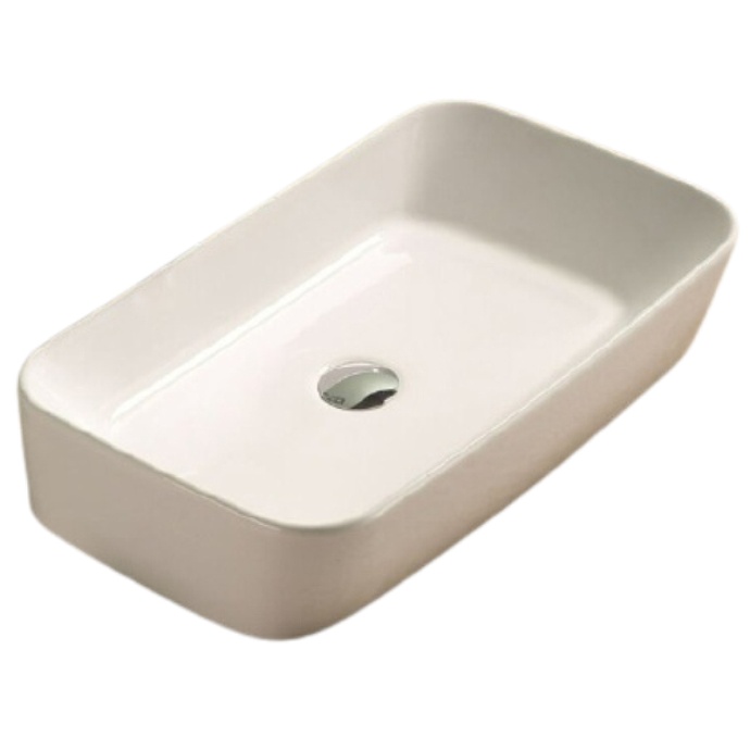 Раковина накладная Ceramalux N 58 белый  78494 - 0