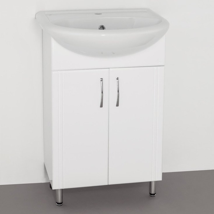 Мебель для ванной Style Line Эко Стандарт №9 55 белая - 1