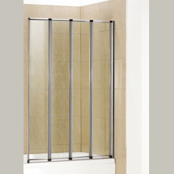 Шторка на ванну Weltwasser WW100 100ZA4-100 100х140 хром  10000002760 - 0