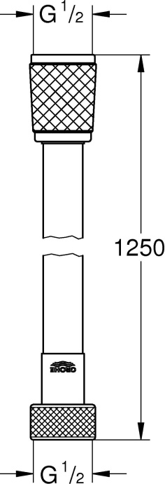 Душевой шланг Grohe Relexaflex 45971001 - 1