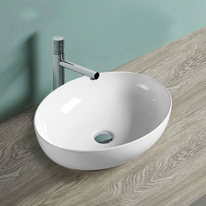 Накладная раковина Vincea 52х40 белая VBS-51552 - 1