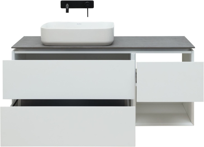 Тумба под раковину Allen Brau Infinity 120 L белый матовый 1.21005.WM - 4