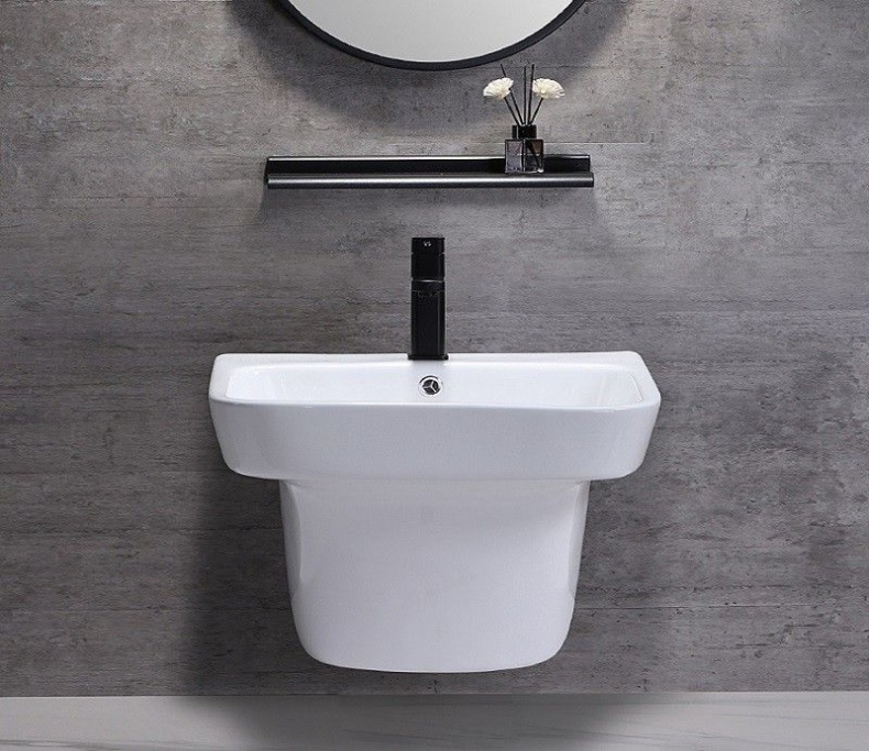 Раковина подвесная CeramaLux NB 50.5 см белый  NB164 - 1