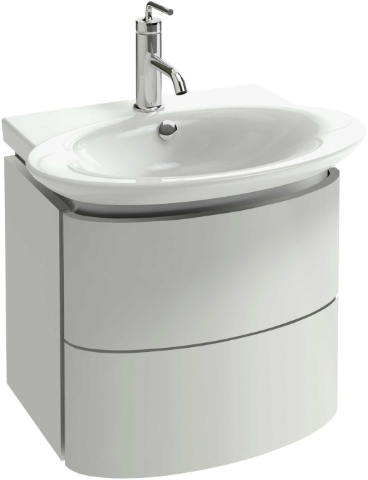 Тумба с раковиной Jacob Delafon Presquile 60 белый лак - 0