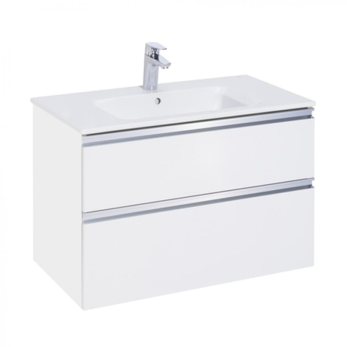 THE GAP Модуль д/раковины 800 мм, 2 ящика, белый глянец 857551806 - 0