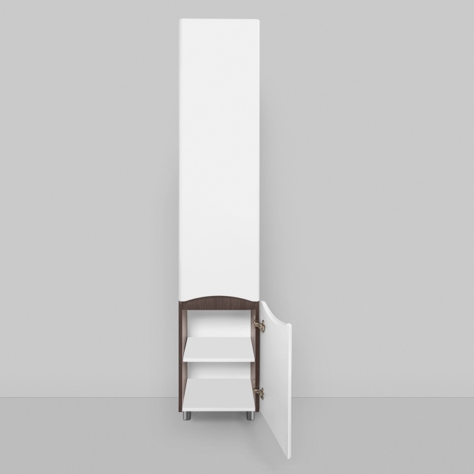 Шкаф-пенал AM.PM Like 35 R напольный, белый глянец, венге M80CSR0356VF - 6